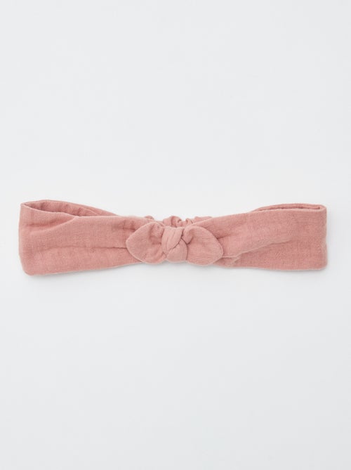 Bandeau en gaze de coton - Kiabi Bandeau en gaze de coton - Kiabi