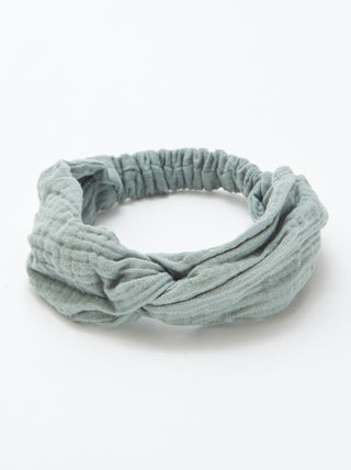 Bandeau en gaze de coton