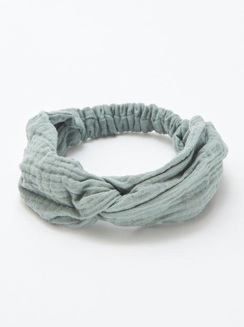 Bandeau en gaze de coton - Kiabi