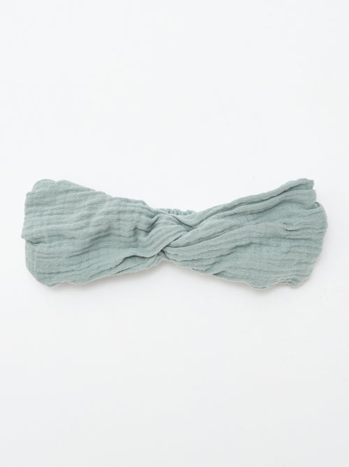 Bandeau en gaze de coton - Kiabi