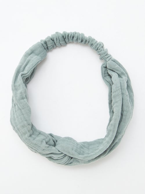 Bandeau en gaze de coton - Kiabi