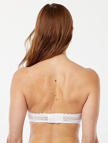 Bandeau en microfibre avec dentelle