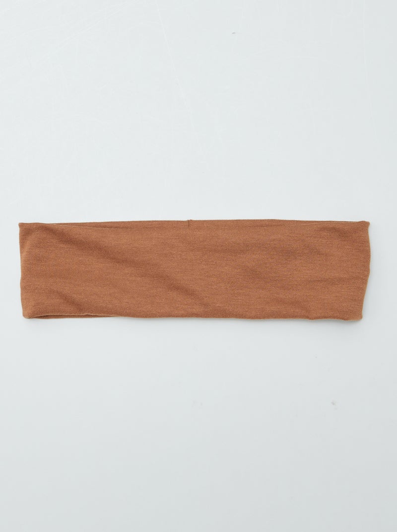 Bandeau pour cheveux MARRON - Kiabi