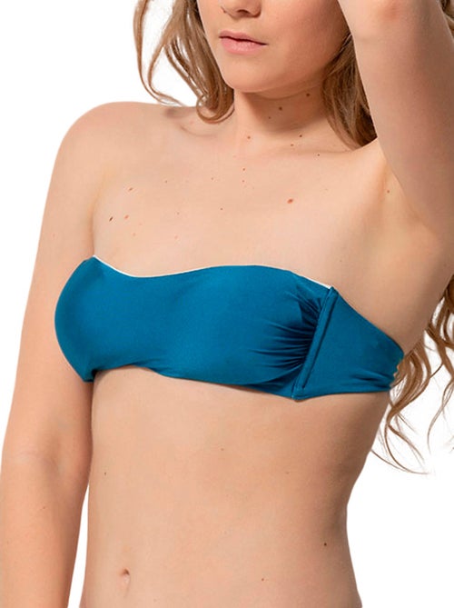 Bandeau zwempak topje met afneembare rompertjes homonoia - Kiabi Bandeau zwempak topje met afneembare rompertjes homonoia - Kiabi