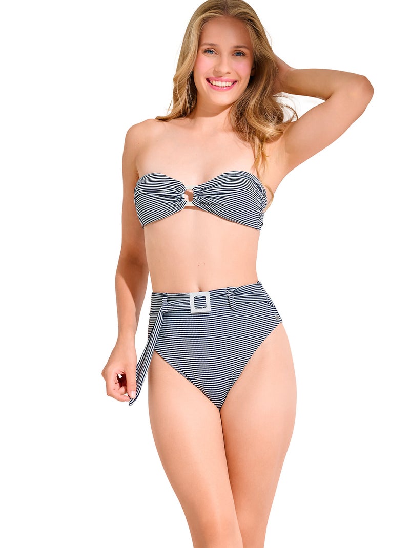 Bandeautop zonder beugel lascari Blauw - Kiabi