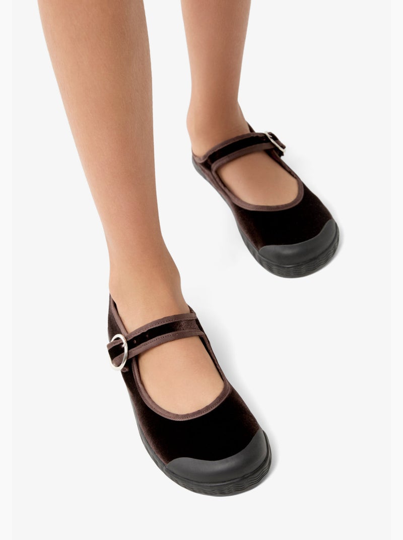 Bandschoenen conguitos barefoot Bruin - Kiabi