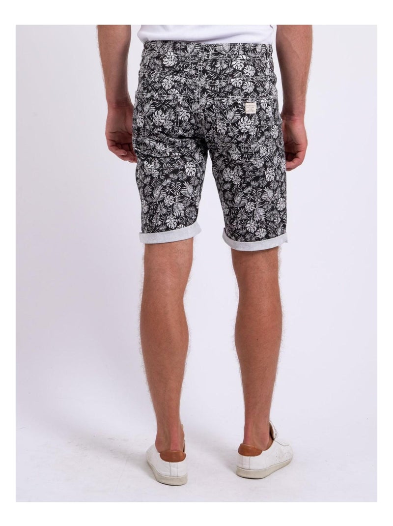 BANEM Bermudashorts met print Zwart - Kiabi