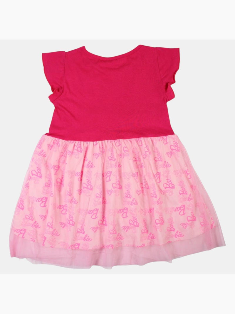 Barbie - Jurk Fuchsia roze - Kiabi