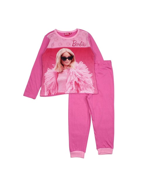 Barbie - Katoenen pyjama meisje met print - Kiabi