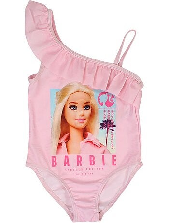 Barbie - Maillot de bain fille bretelles asymétrique