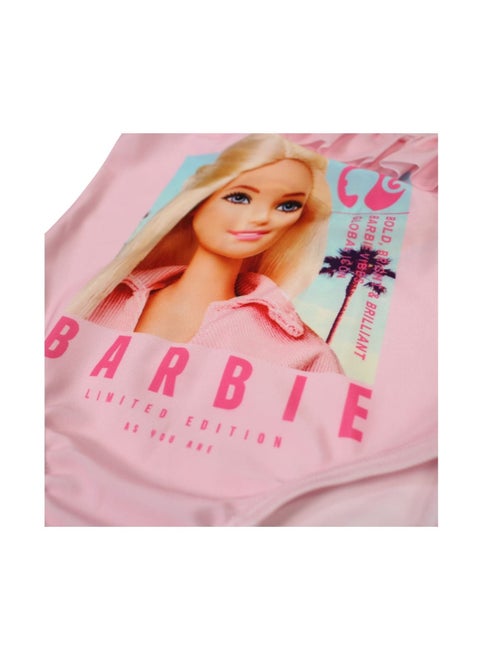 Barbie - Maillot de bain fille bretelles asymétrique - Kiabi