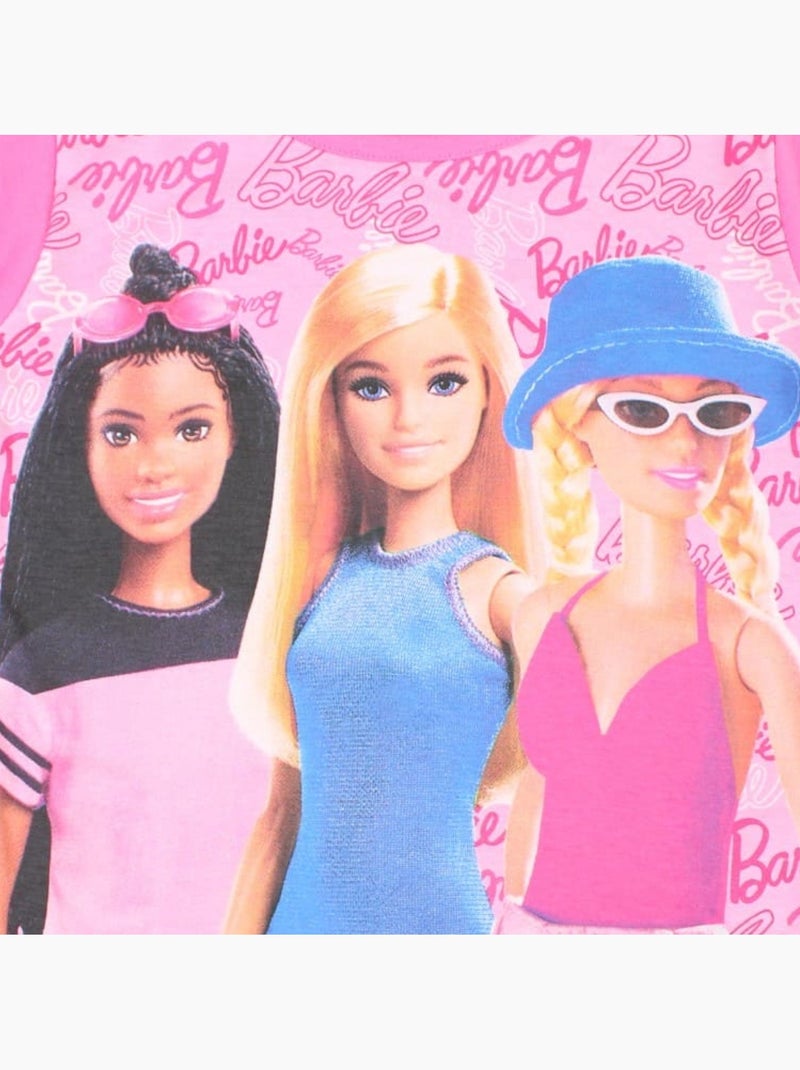 Barbie - Set T-shirt en short Roze - Kiabi