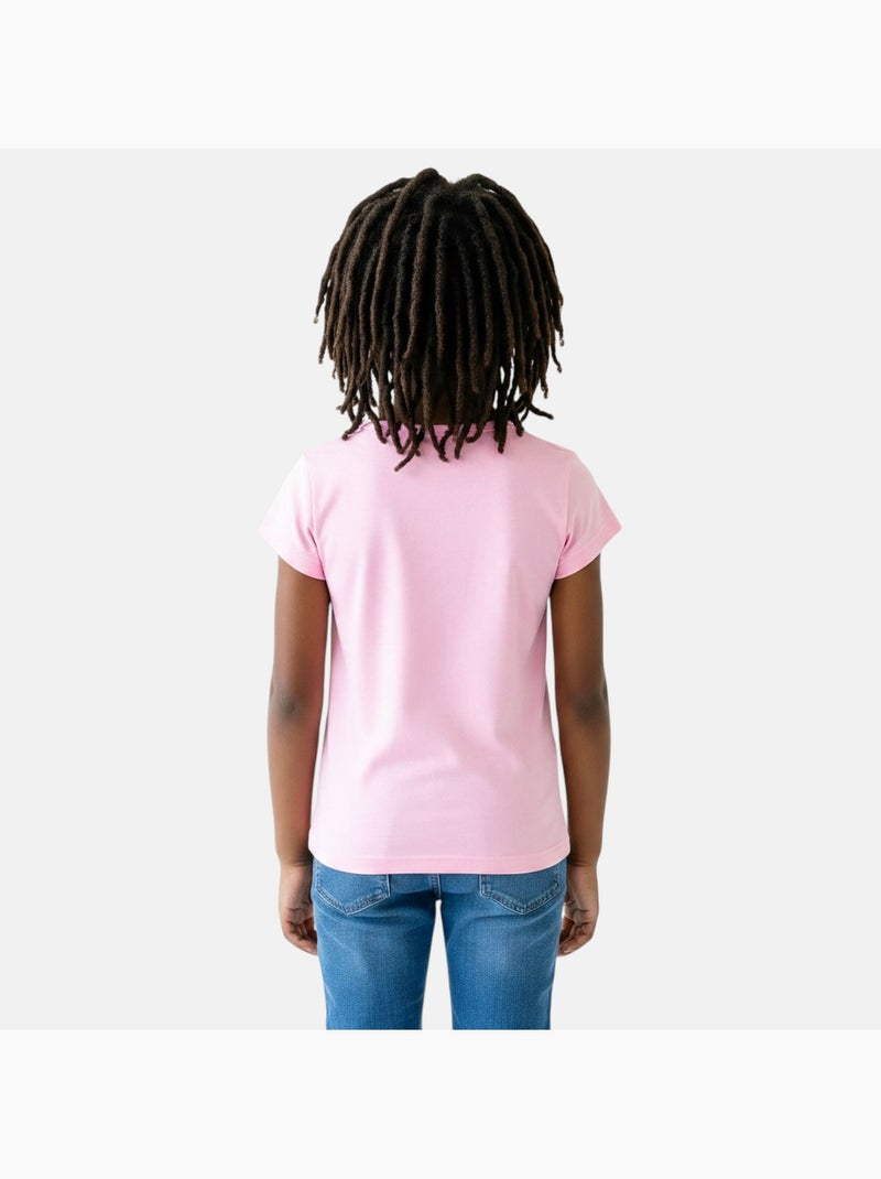 Barbie - T-shirt Lichtroze - Kiabi