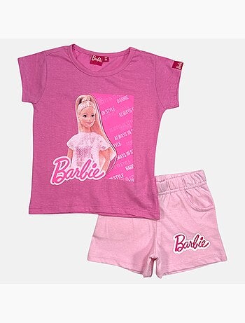 Barbie - T-shirt manches courtes avec short