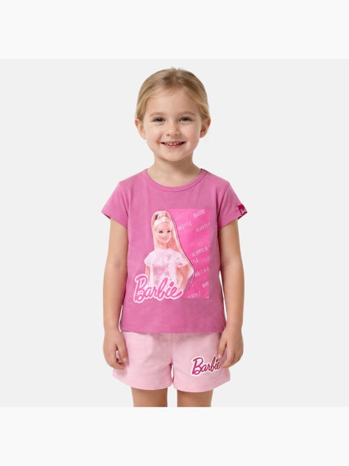 Barbie - T-shirt manches courtes avec short - Kiabi Barbie - T-shirt manches courtes avec short - Kiabi