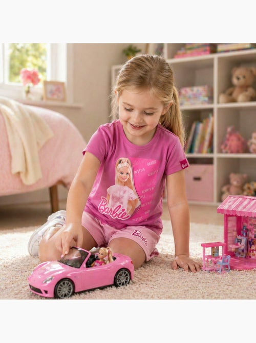 Barbie - T-shirt manches courtes avec short - Kiabi Barbie - T-shirt manches courtes avec short - Kiabi
