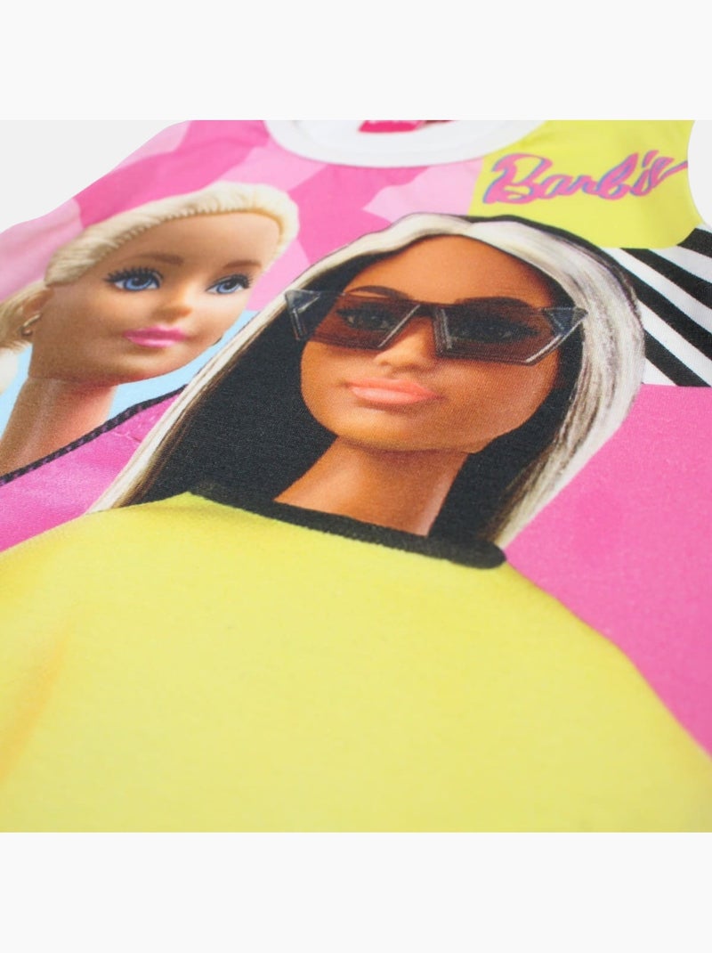 Barbie - T-shirt manches courtes fille avec imprimé Blanc - Kiabi