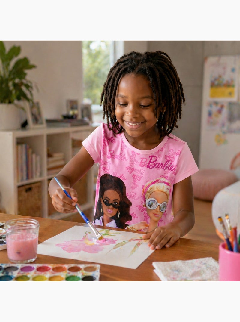 Barbie - T-shirt Roze - Kiabi