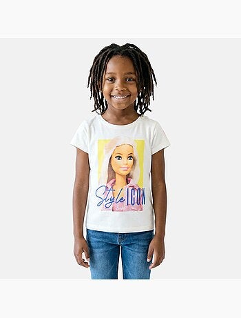 Barbie - top fille avec imprimé