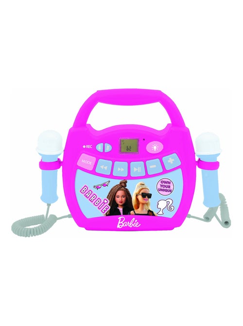 Barbie bluetooth luidspreker met microfoons en lichteffecten - Kiabi Barbie bluetooth luidspreker met microfoons en lichteffecten - Kiabi