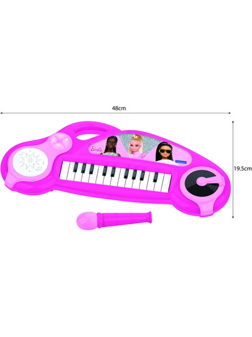 Barbie fun electronic piano keyboard met verlichting en microfoon - 24 keys - Kiabi Barbie fun electronic piano keyboard met verlichting en microfoon - 24 keys - Kiabi