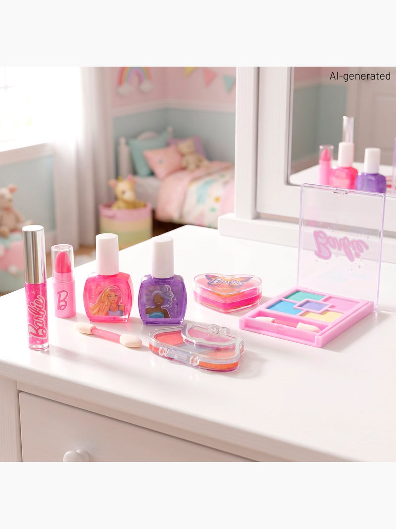 Barbie kindermake-upset met hartje +5 jaar N.v.t. - Kiabi