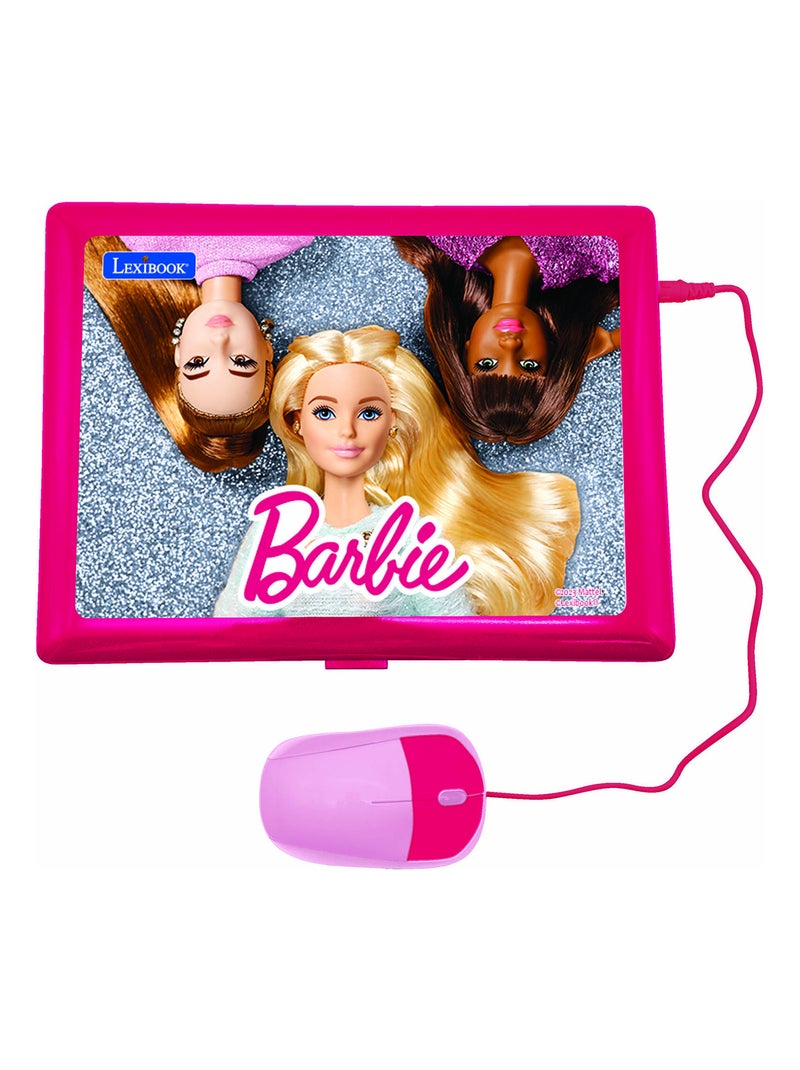 Barbie tweetalige educatieve laptop – 124 activiteiten in het engels en frans Roze - Kiabi
