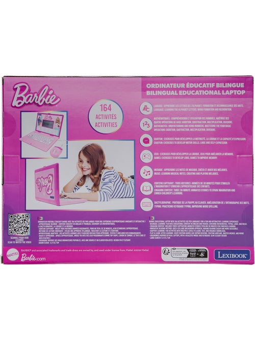 Barbie tweetalige educatieve laptop met 164 activiteiten (en/fr) - Kiabi Barbie tweetalige educatieve laptop met 164 activiteiten (en/fr) - Kiabi