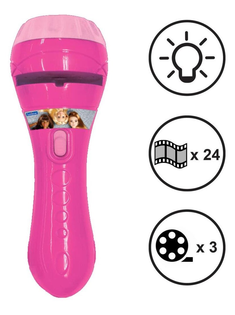 Barbie verhalenprojector en zaklamp Roze - Kiabi