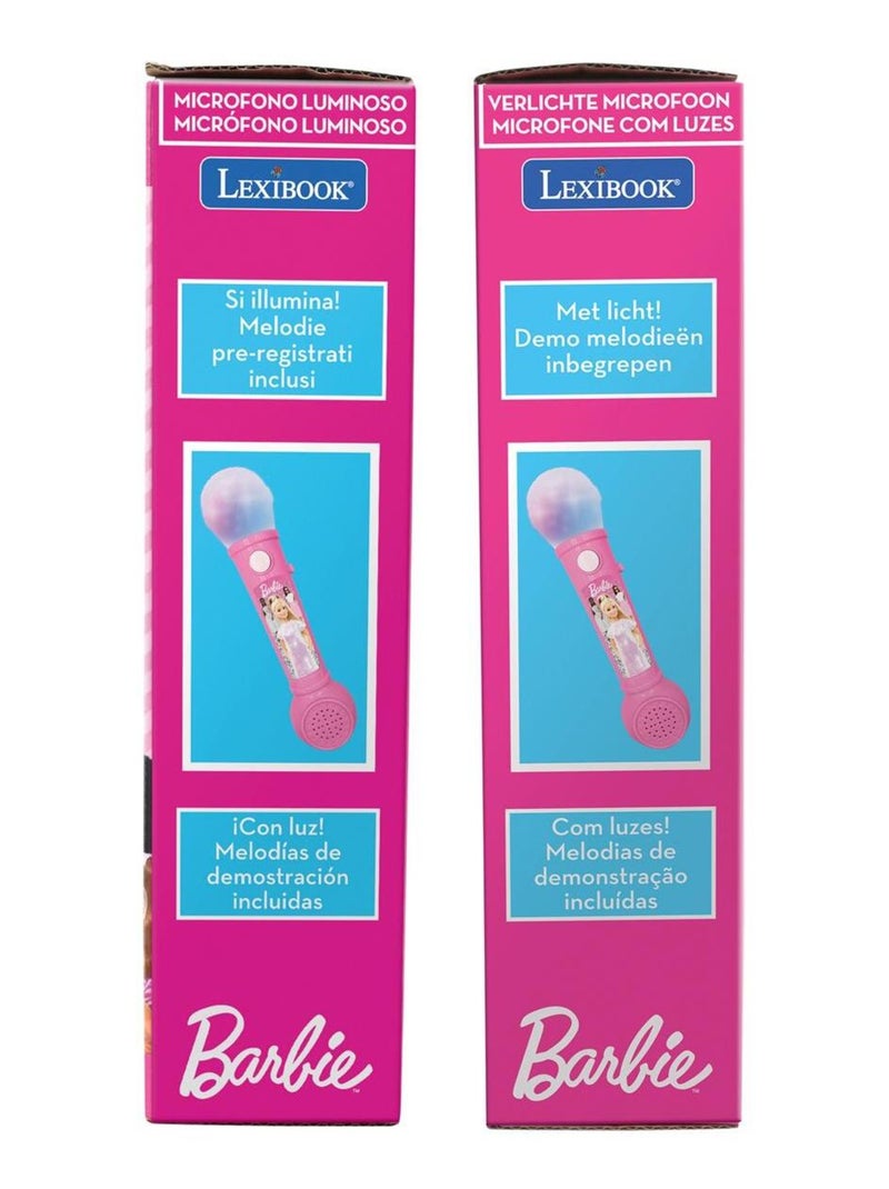 Barbie verlichtingsmicrofoon Roze - Kiabi