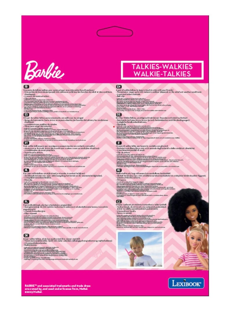 Barbie walkie-talkies tot 120m N.v.t. - Kiabi
