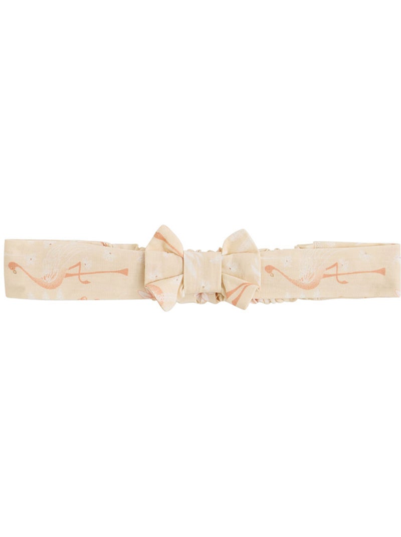Barboteuse b?b? en broderie anglaise + headband Po?sie d'?t? Rose - Kiabi