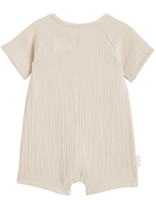 Barboteuse b?b? en gaze de coton Eden - Kiabi