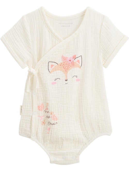 Barboteuse b?b? en gaze de coton Louison - Kiabi