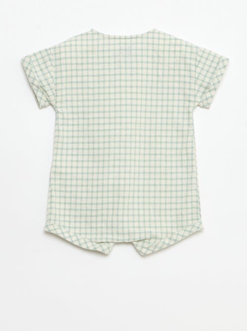 Barboteuse courte - Kiabi