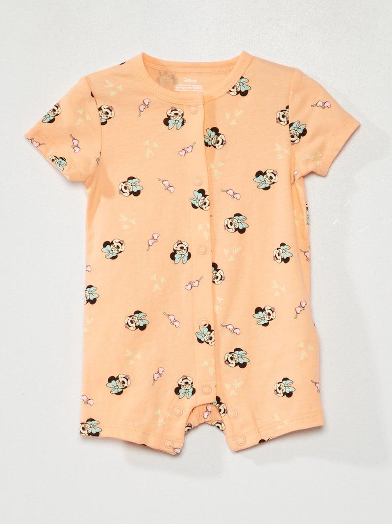 Barboteuse 'Disney' en jersey Rose - Kiabi
