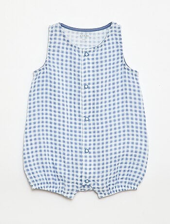 Barboteuse dors bien en gaze de coton