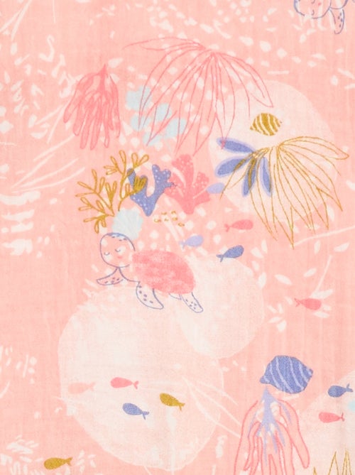 Barboteuse en gaze de coton 'Petit Béguin' - Kiabi