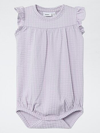 Barboteuse en maille gaufrée 'Guppy'