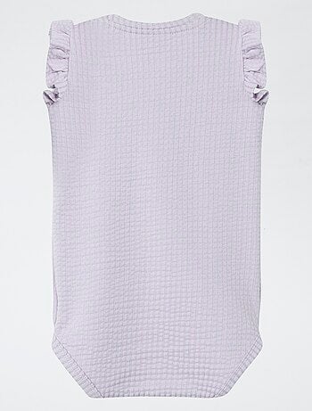 Barboteuse en maille gaufrée 'Guppy'