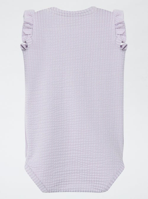 Barboteuse en maille gaufrée 'Guppy' - Kiabi