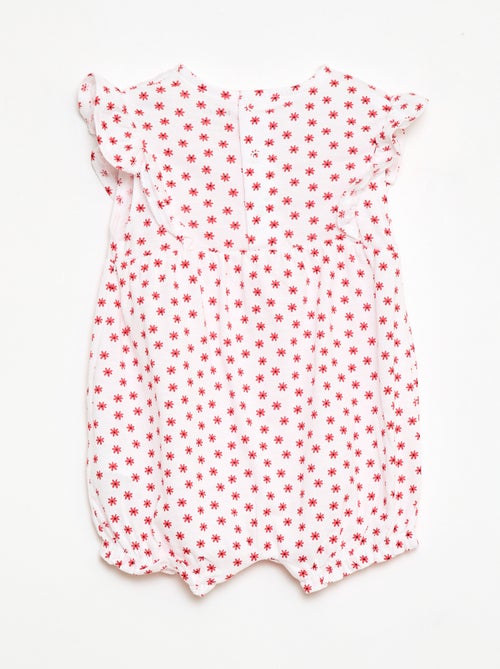 Barboteuse imprimée en jersey de coton - Kiabi