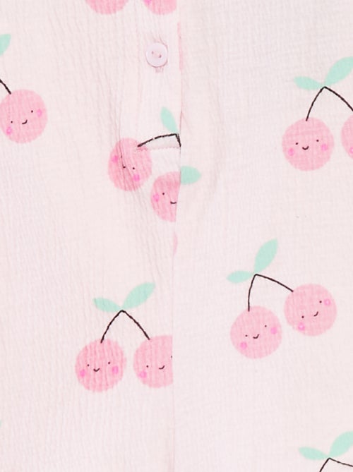 Barboteuse imprimée en maille froissée - Kiabi