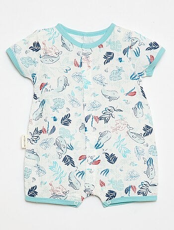 Barboteuse manches courtes 'Petit Béguin'