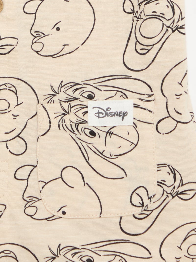 Barboteuse sans manches imprimé 'Disney' Beige - Kiabi