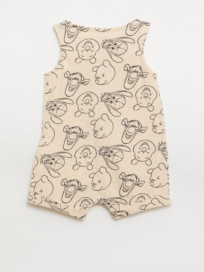 Barboteuse sans manches imprimé 'Disney' Beige - Kiabi