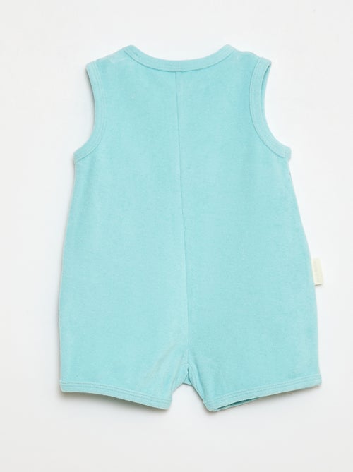 Barboteuse sans manches 'Petit Béguin' - Kiabi