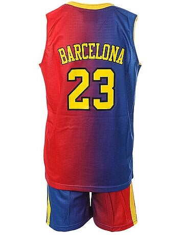Barcelona basketbalset blauw/rood voor kinderen - sport zone