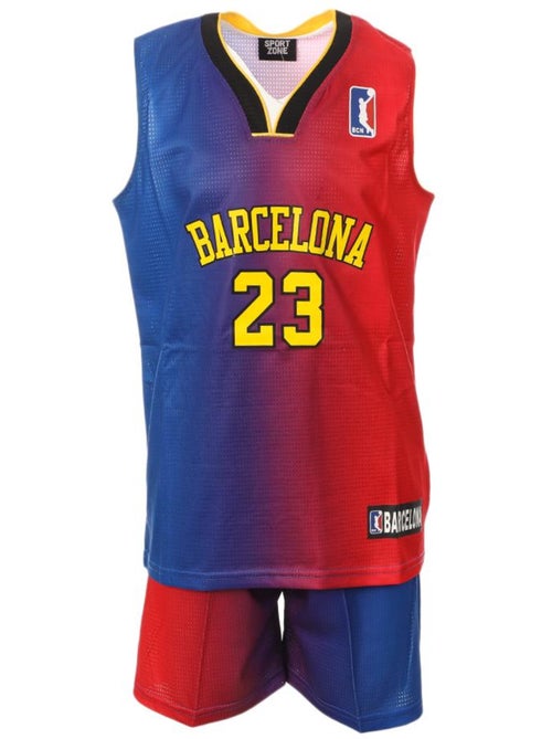 Barcelona Basketbalset Blauw/Rood voor Kinderen - Sport Zone - Kiabi