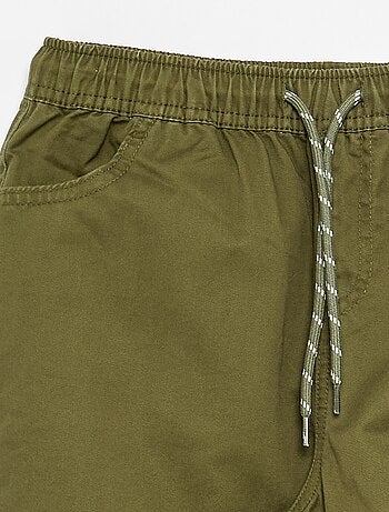 Barrel fit-broek met trekkoordjes